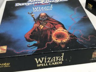 Cr1 Wizard Spell Cards Compendium Dungeons Dragons Ad&d D&d Tsr