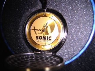 Sega Sonic The Hedgehog 20th Anniversary Pocket Watch Gold Eye Limited B