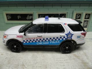 Green Light Police Ford Explorer Chicago Caps Decal Custom Unit