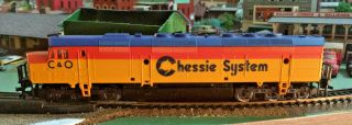 Ho Scale Life Like Gp C&o Chessie System Locomotive Long Vintage Rare
