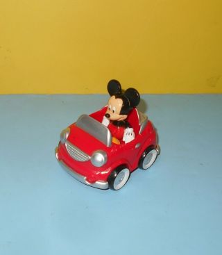 Fisher - Price Disney Mickey Mouse & Friends Clubhouse Classic Red Car W/ Figure