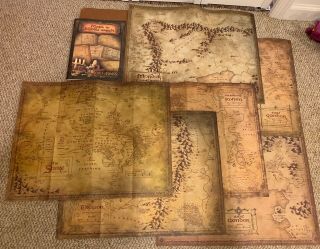 Decipher Maps of Middle Earth Lord of the Rings Role playing Game 2