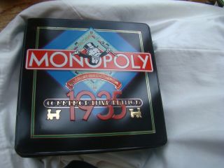 Monopoly 1935 Commemorative Edition Board Game 1985 From Parker Brothers Toys