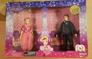 Mego I Dream Of Jeannie,  Mjr.  Nelson 8 Inch Figures Limited Edition Box Wear