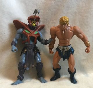 He - Man And Skeletor Masters Of The Universe Motu Action Figures 2001