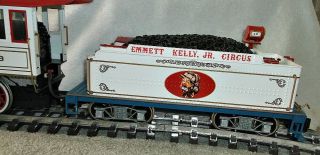 Bachmann G Emmett Kelly Jr.  All Star Circus 4 - 6 - 0 Steam Locomotive 49 & Tender 3