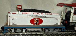 Bachmann G Emmett Kelly Jr.  All Star Circus 4 - 6 - 0 Steam Locomotive 49 & Tender 4