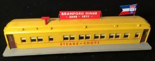 Circa 1950 American Flyer 767 Roadside Diner Molded Yellow Body Not Paint.