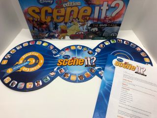 DISNEY 2nd Second Edition SCENE IT the DVD Board game 100 COMPLETE 4