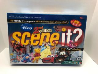 DISNEY 2nd Second Edition SCENE IT the DVD Board game 100 COMPLETE 5