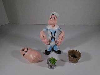 2001 Mezco - - Popeye The Sailorman - - 5 " Sailor Popeye Figure W/ Accessories (look)