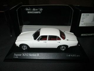 Minichamps 1/43 Jaguar Xj12 Series Ii " Cream " 1975 Limited 400130400