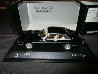 Minichamps 1/43 Jaguar Xj - S Coupe 1980 " Black " Limited 400130421