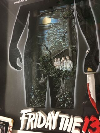 Friday the 13th 3 - D Movie Poster McFarlane Toys 3
