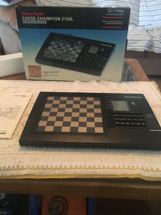 Radio Shack Chess Champion 2150 Complete 72k Program 60 - 2204a Computerized