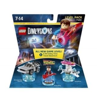 LEGO DIMENSIONS Level Pack 71201 Back to the Future Marty DeLorean Time Machine 2