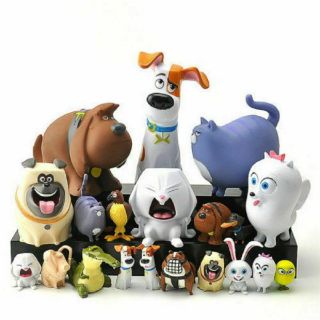 Cute 14pc The Secret Life Of Pets Action Figure Gidget Doll Gift Cake Topper Toy