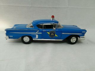 Ertl American Muscle 1958 Chevy Impala Michigan State Police 1:18 Diecast Car