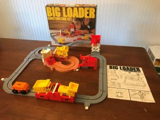 1977 Vintage Tomy Big Loader Construction Set W/box,  Instructions - Complete