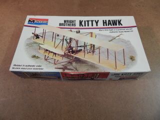 1/39 Monogram Wright Brothers Kitty Hawk Open & Complete Monorail Track Broke