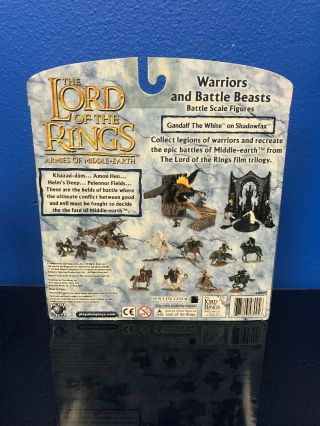 Lord of the Rings Gandalf the White on Shadowfax Armies of Middle - Earth Figures 3