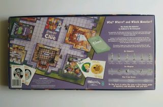SCOOBY DOO WHERE ARE YOU? CLUE BOARD GAME BY PARKER BROTHERS 2002 100 COMPLETE 2