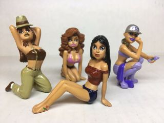 Homies Homie Girls Set 1 Shorty,  Baby Doll,  Bouncy And Fly Girl 1/24 Read