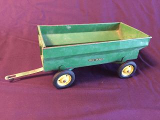 Vintage Ertl John Deere Farm Toy Wagon Diecast 1/16 Scale
