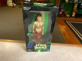 1998 Kenner Star Wars Power Of The Force Princess Leia Slave 12 " Inch Figure Nib