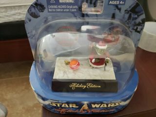 Hasbro Star Wars Holiday Special Edition Christmas Santa Yoda Figure 2003