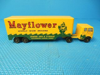 Mayflower World Wide Movers Toy Tractor Trailer Ralstoy 16 & 18 Nebr.  U.  S.  A.