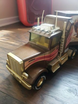 Nylint Golden Eagle Express 18 Wheeler Semi Truck Pressed Steel Vintage Toy 2