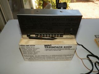 MRC TRAIN POWER 6000 POWER PACK FOR N,  HO,  AND G SCALE TRAINS 4