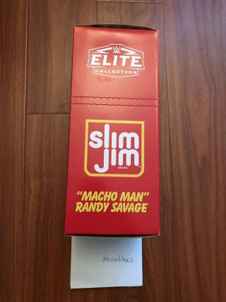 Wwe Mattel Macho Man Randy Savage Sdcc 2019 Exclusive Slim Jim Elite Series