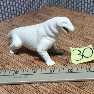 Antique Tootsie Toy 1960’s Moschops White Dinosaur Mighty Monsters