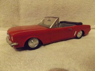 Vintage Diecast - - 1965 Ford Mustang Convertible - - 1/18 Scale - - 11 " Long -