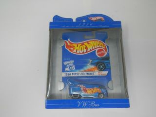 Hot Wheels 30 Years Commemorative 1996 First Editions Fahrvergnugen Vw Bus