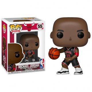 Nba Basketball - Michael Jordan Chicago Bulls Black Uniform Pop Vinyl Figure