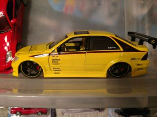 Jada Dub City Lexus Is300 1:24 Jada Toys Car Yellow