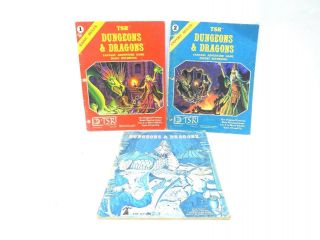 Dungeons & Dragons Basic & Expert Rules 1&2,  1rst Print.  & Basic Rules (1978)
