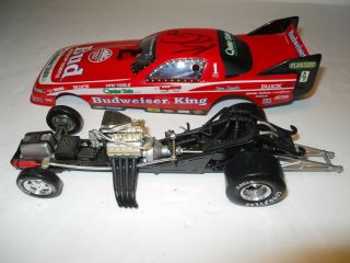 AUTOGRAPHED ACTION 1/24 SCALE KENNY BERNSTEIN BUDWEISER FUNNY CAR 3
