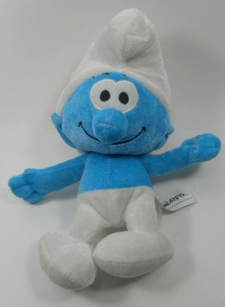 8.  5 " Peyo Blue Smurf The Smurfs Plush Dolls Toys Stuffed Animals 2010 Nanco