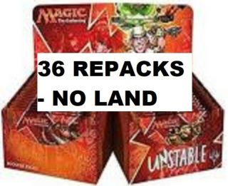 - Unstable Magic:gathering Repack 36 Pack Booster Box W/rares,  Foils &2 Mythic