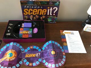 Friends Scene it DVD Trivia Board Game 2005 Screenlife Mattel Complete - 5