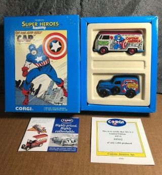 Corgi | 98973 | Marvel Captain America| Limited Edition Gift Set | 1992