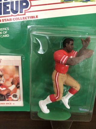 1988 Jerry Rice San Francisco 49ers STARTING LINEUP In Package 3