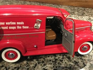 1997 Danbury 1:24 Scale 1940’s Chevrolet Delivery Truck Campbell ' s Soup 4