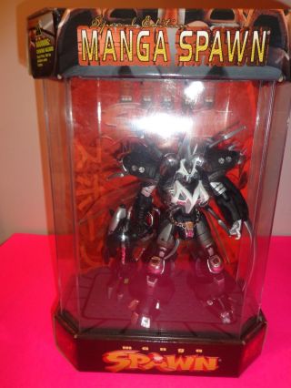 Spawn 1997 Action Figure - Special Edition Manga In Tank Display Case