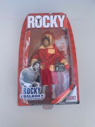 Moc Rocky 1 Balboa Red Robe Jakks Pacific 2006 Action Figure