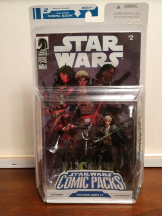 Star Wars Comic Packs Legacy 2 Darth Talon & Cade Skywalker Figures
